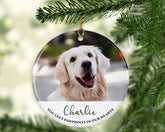 Personalised Dog Memorial Christmas Ornament - Christmas Tree Hanging Ornament - Pet Memorial Ornament - Dog Lovers Memorial Gift - Ornament - Craftellery